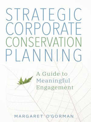 cover image of Strategic Corporate Conservation Planning